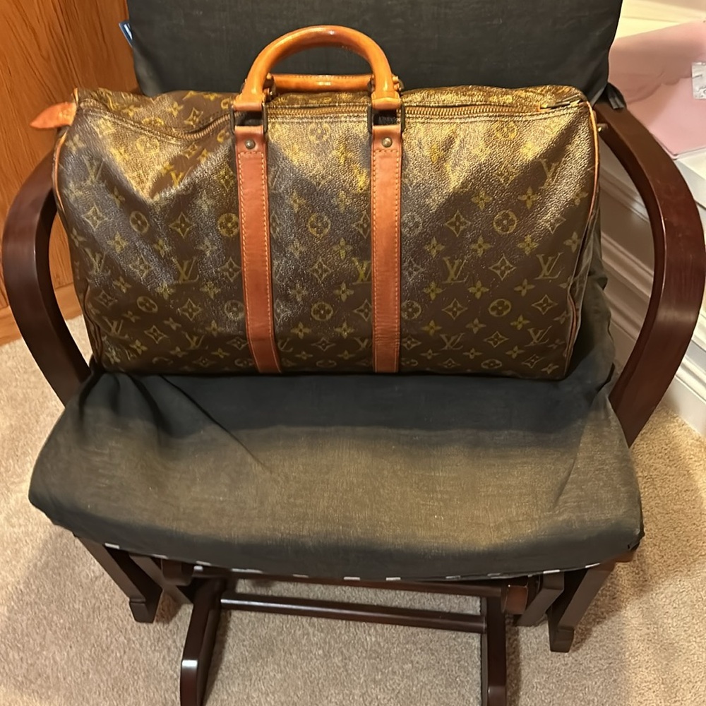Louis Vuitton Bandouliere 45 Monogram Duffel / Carry On - Picture 4 of 16